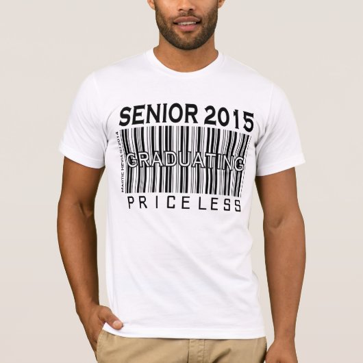 Klasse van 2015 - Graduating Priceless - Kleding T-shirt (Voorkant)