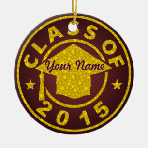Klasse van 2015 keramisch ornament