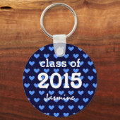 Klasse van 2015 of elk jaar aangepast Afstuderen v Sleutelhanger (Voorkant)