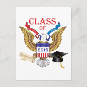 Klasse van 2016 briefkaart