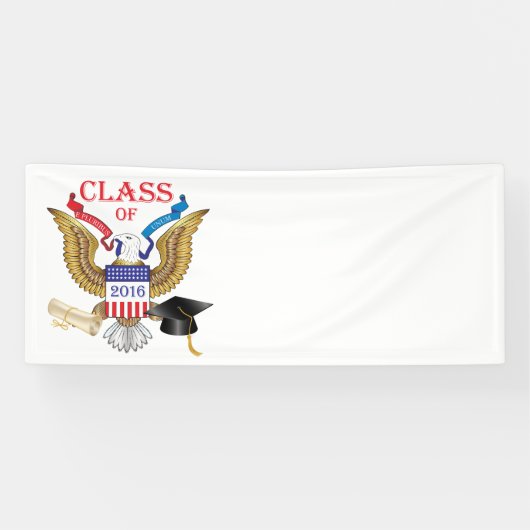 Klasse van 2016 spandoek (Horizontaal)