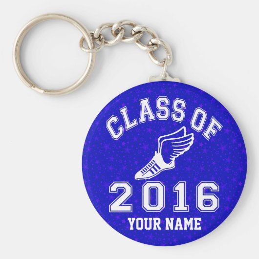 Klasse van 2016 Spoor en Veld Sleutelhanger (Voorkant)