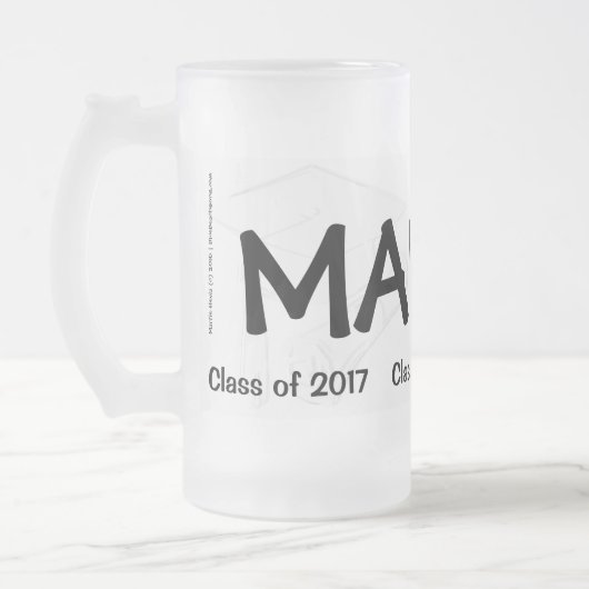 Klasse van 2017 Afstuderen Mok (Links)