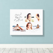 Klasse van 2018 afstuderen multifotocanvas canvas afdruk (Insitu (Houten vloer))