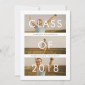Klasse van 2018 | Drie fotograaf-partij Kaart (Voorkant)