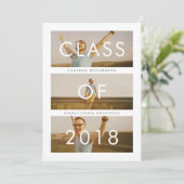 Klasse van 2018 | Drie fotograaf-partij Kaart (Staand voorkant)