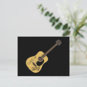 Klasse van 2018 Guitar Briefkaart (Staand voorkant)