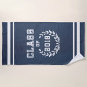 Klasse van 2018 strandlaken (Voorkant)