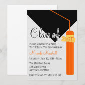 Klasse van 2018 Tassel Afstuderen Uitnodigen (Sina Kaart (Voorkant / Achterkant)
