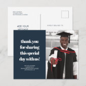 Klasse van 2019 | Foto Afstuderen Dank u Briefkaart (Voorkant / Achterkant)