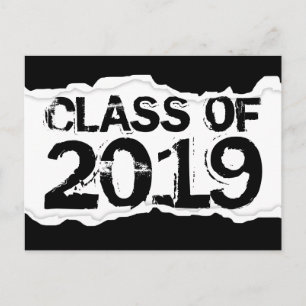 Klasse van 2019-pagina traan briefkaart