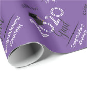 Klasse van 2020 Afstudeerder | PAARS Cadeaupapier (Rol Hoek)