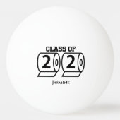Klasse van 2020 afstuderen, aangepast cadeau voor  pingpongballen (Voorkant)