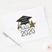 Klasse van 2020 Afstuderen afdichtingen Ronde Sticker (Envelop)