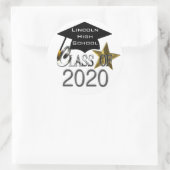Klasse van 2020 Afstuderen afdichtingen Ronde Sticker (Tas)