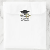 Klasse van 2020 Afstuderen afdichtingen Ronde Sticker (Tas)
