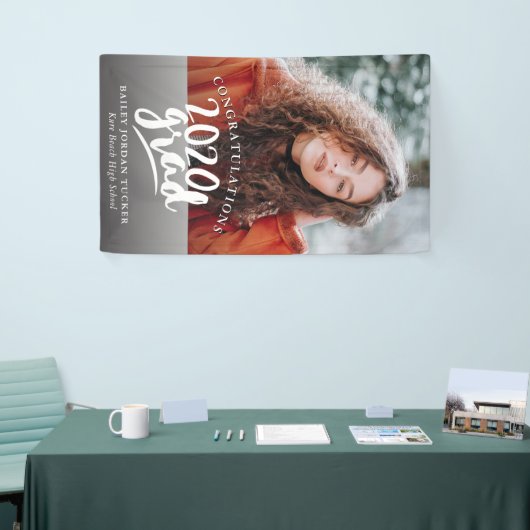 Klasse van 2020 Afstuderen met handschrift Spandoek (Beurs)