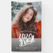 Klasse van 2020 Afstuderen met handschrift Spandoek (Verticaal)