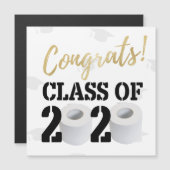 Klasse van 2020 Afstuderen Quarantine Magnetische  (Voorkant / Achterkant)