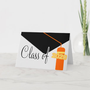 Klasse van 2020 Afstuderen Tassel Kaart (Sinaasapp