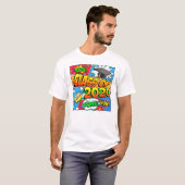 Klasse van 2020 Comic Book T-shirt (Voorkant volledig)