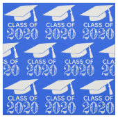 Klasse van 2020 Graduation Cap Blue of Kies Kleur Stof (Swatch)