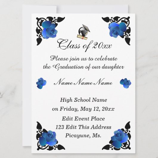 Klasse van 2020 Graduation Invitations Kaart (Voorkant)