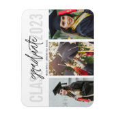 Klasse van 2020 High School Afstuderen Foto Magneet (Verticaal)