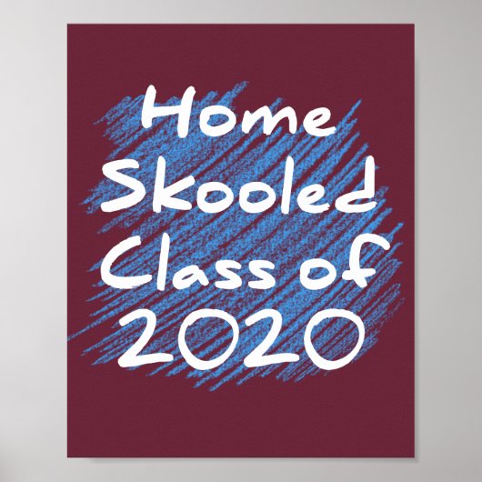 Klasse van 2020 poster (Voorkant)