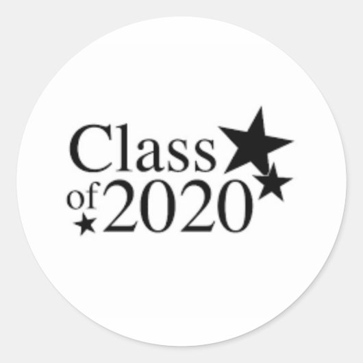 Klasse van 2020 Sticker (Voorkant)