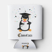 Klasse van 2021 Afstuderen Pinguïn Blikjeskoeler (Achterkant)