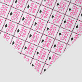 Klasse van 2021 Afstuderen Weefpapier (warm roze) Tissuepapier (Detail)