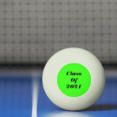 Klasse van 2021 Custom Neon Green Graduation Party Pingpongballen (Net)