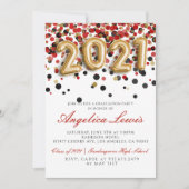 Klasse van 2021 Uitnodiging voor afstudeerfeest (Voorkant)