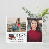 Klasse van 2022 Aankondiging van drie foto-Afstude (Staand voorkant)