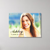 Klasse van 2022 Afstuderen Foto-Afstuderen Canvas Afdruk (Voorkant)