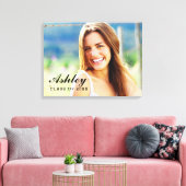 Klasse van 2022 Afstuderen Foto-Afstuderen Canvas Afdruk (Insitu (Woonkamer))