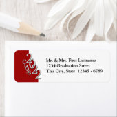 Klasse van 2022 Afstuderen Kleur bewerkbaar Etiket (Insitu)