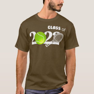 Klasse van 2022 Afstuderen Senior Tennis Player Gi T-shirt