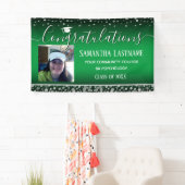 Klasse van 2022 Afstuderen Silver Confetti One Pho Spandoek (Insitu)