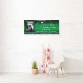 Klasse van 2022 Afstuderen Silver Confetti One Pho Spandoek (Insitu)