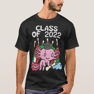 Klasse van 2022 Aolotl Cute Afstuderen Afstuderen  T-shirt