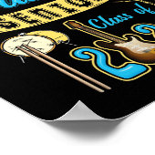 Klasse van 2022 Marching Band Senior Afstuderen Poster (Hoek)