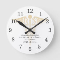 Klasse van 2022 Nurse RN Caduceus Custom Afstudere