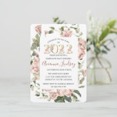 Klasse van 2022 Roze Afstuderen I Kaart (Staand voorkant)