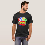 Klasse van 2022 Senior Year-Uno Style Afstuderen T-shirt (Voorkant volledig)