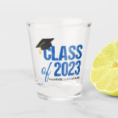 Klasse van 2023 Afstuderen aan aangepaste academie Shot Glas (Voorkant)