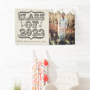 Klasse van 2023 Afstuderen Banner Vinyl Poster