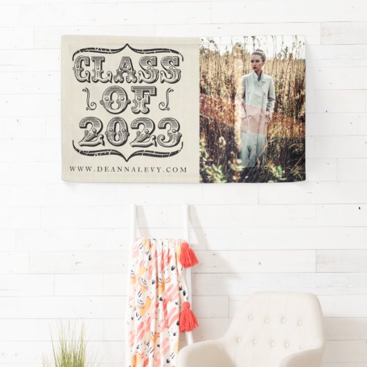 Klasse van 2023 Afstuderen Banner Vinyl Poster (Insitu)