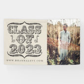 Klasse van 2023 Afstuderen Banner Vinyl Poster (Horizontaal)